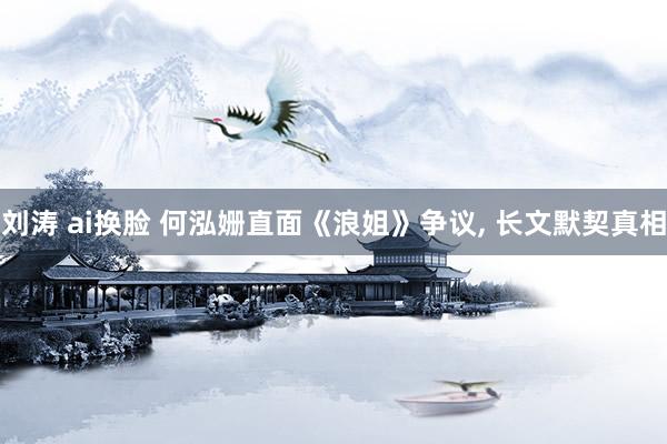刘涛 ai换脸 何泓姗直面《浪姐》争议， 长文默契真相